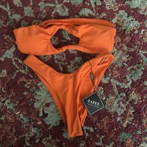 Orange Zaful bikini set